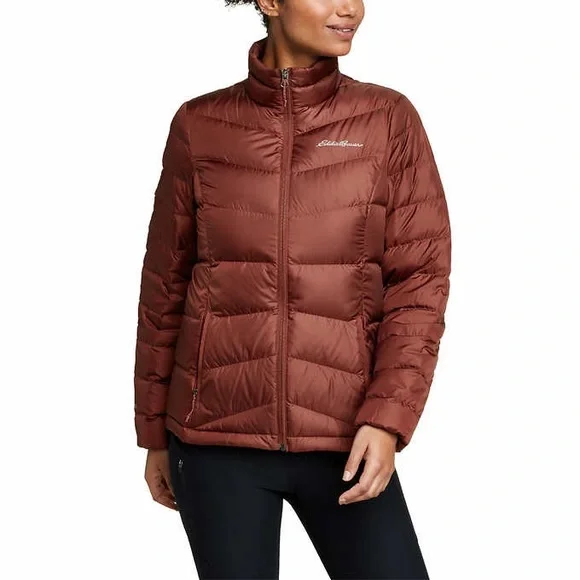 Eddie Bauer quilting down jacket black Eddie Bauer Women's